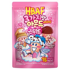 바프 미니 스위트 3가지맛 아몬드 15p, 300g, 1개