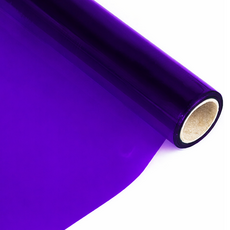 PVC 透明彩色膠膜 紫色 0.3T, 1個