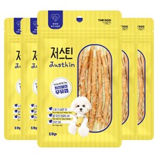 더독 강아지 저스틴 우유껌 얇은 고기말이 간식 10p, 50g, 5개, 치킨 50g, 5개, 치킨