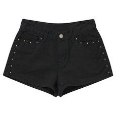 제이에이치스타일 여성용 핫 칠 스터드 숏팬츠 DEROK740