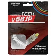 테크니스트 배드민턴 스트링 TECH-v68JP, TECH v68 JP 10m
