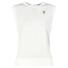 그린퀸 여성용 럭스골프 엠보 튤립 레이어드 니트 베스트 조끼 GQ25M506W