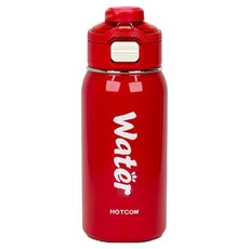 핫콤 원터치 보냉 빨대텀블러 700, 스칼렛 레드, 1개, 700ml
