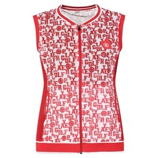 luxgolf 女款微笑網眼全拉鍊背心馬甲 BMU25M502W