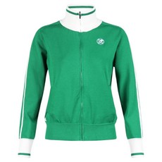 GreenQueen 女款 Lux Golf 高領撞色拉鍊針織開襟衫 GQ25S702W
