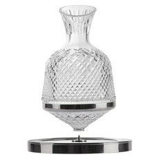 FOREVER 玻璃旋轉醒酒器 銀色底座, 1個, 1.3L