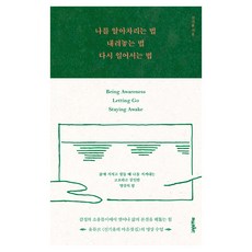 나를 알아차리는 법 내려놓는 법 다시 일어서는 법, 반양장