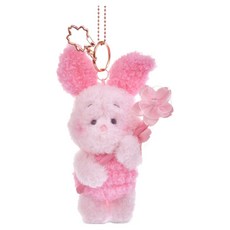 Disney STORE 2026 櫻花 小熊維尼 小豬 絨毛鑰匙圈 312Q226J040