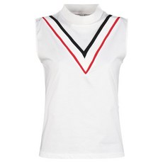 luxgolf 女款V領無袖高爾夫球衫 LB25M510W