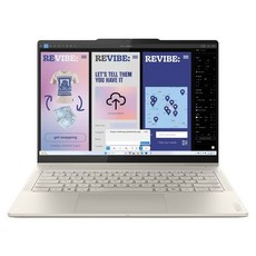 Lenovo 聯想 AI觸控輕薄OLED筆電 14吋 U7 258V32GB1TBW11, 貝殼色, Yoga 7 2-in-1 14ILL10, 1TB, 32GB, W11 HOME NG PREM