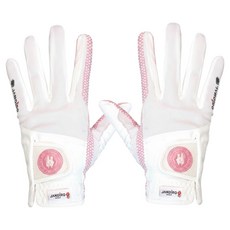 JANDIRO 女性用 ADESIVE Grip Air Mesh 合成皮高爾夫手套 雙手穿戴組, 1套