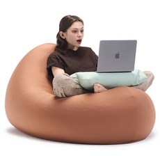 폴리몰리 1인용 스판 빈백 그랜드 LT201, 모카무스