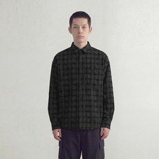 saintpain 男女通用短版蘇格蘭格紋棉質格紋襯衫
