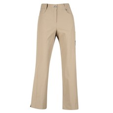 럭스골프 여성용 레터링 백밴딩 밑단 슬릿 골프바지 YD25M228W