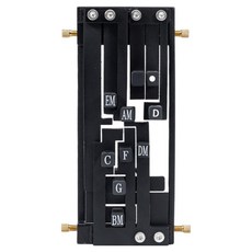 Soom Music 吉他和絃輔助器 入門者和絃鏈 手指練習工具 A型 黑色, 1個