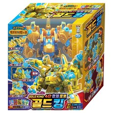 고고다이노 4단 합체 골드킹 로봇완구 게코도마뱀의 꿈 극장판, 골드, 1개