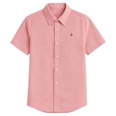 BEVERLY HILLS POLO CLUB 比佛利保羅 女款經典鈕扣領短袖襯衫