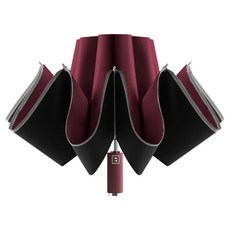 JUNSUNG 簡約反向三折自動遮光晴雨兩用傘