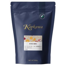 캅카와 로즈핑크 블렌드 원두커피, 500g, 1개, 홀빈(분쇄안함)