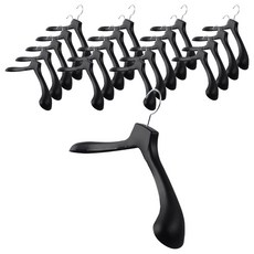 Codis 男士用加厚夾克衣架, 20個, 黑色