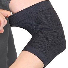 라인벨라 스포츠 팔꿈치보호대 2p, 1개, 블랙