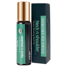 퓨어스 넥 앤 숄더 아로마 롤온 에센셜 오일, 1개, 10ml