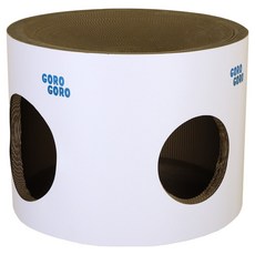 gorogoro 고양이 통통 스툴 스크래쳐, 브라운, 1개