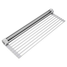 코모스코 싱크대 롤 접이식 건조대 18롤 470 x 350 mm, 그레이, 1개, 1단 그레이, 1개, 1단