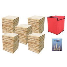 가베가족 큰솔 원목카프라 500p + 예제집 + 가방 세트 KS1303, 1세트