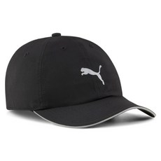PUMA 慢跑系列 棒球帽 02616901, 黑色, 1個