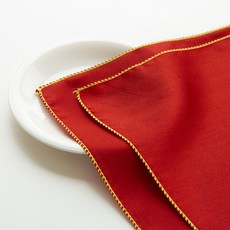 천가게 고급 선물 예단 답례품 명절 황금 공단보자기 55cm, 17 레드 연두, 10개