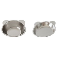 안녕베베 304 스테인리스 간식 볼 접시, 2개, 단품