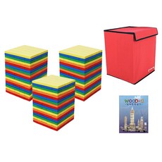 가베가족 큰솔 칼라카프라 300p + 예제집 + 가방 세트 KS1314, 혼합색상, 1세트