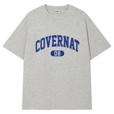 커버낫 남성용 아치 08 로고 면 티셔츠