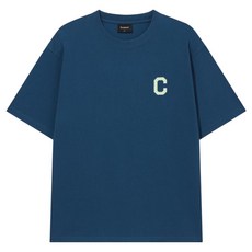 커버낫 남녀공용 쿨 코튼 C 로고 티셔츠