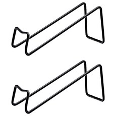딜리 와인선반, 블랙, 2개