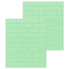 엑스터 입체 폼 3D 벽돌 타일 스티커 2p, Type 4