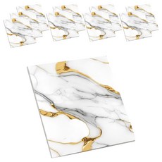 엑스터 대리석 방수 인테리어 타일 시트 10p, Type 21