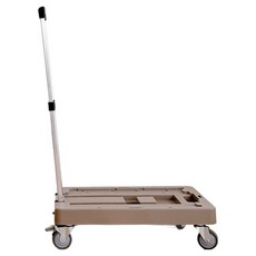 리빙해피 이동식 올라잇 카트 브라운, 1개