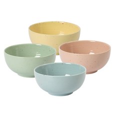 베로나 루체 면기 4종 세트 E, YELLOW, PINK, GREEN, BLUE, 1세트