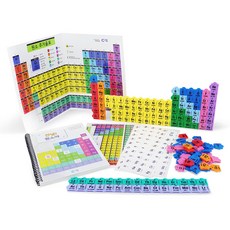 GabeFamily 你好 元素週期表活動組 KS90635, 混合顏色, 1套