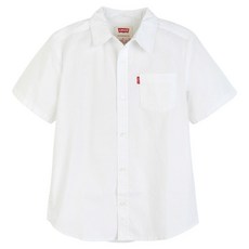 leviskids Red Tab 口袋棉質短袖襯衫