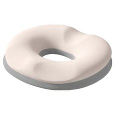 쉼표온 메모리폼 임산부 기능성 원형 도넛 방석, 1개, 베이지