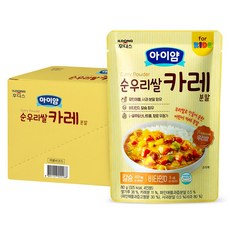 아이얌 일동후디스 순우리쌀 카레 분말, 카레맛, 80g, 16개