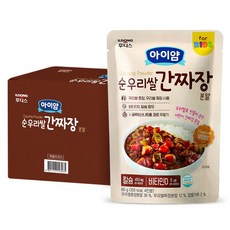 아이얌 일동후디스 순우리쌀 간짜장 분말, 16개, 짜장맛, 80g
