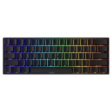AKKO MONSGEEK FUN60 Pro HE 자석축 기계식 유선 텐키리스 키보드, BLACK, 마그네틱축(자석축)