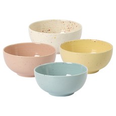 베로나 루체 면기 4종 세트 B, IVORY, YELLOW, PINK, BLUE, 1세트