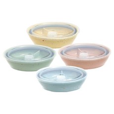 베로나 루체 세칸찬기 XL 4종 세트, YELLOW, PINK, GREEN, BLUE, 1세트