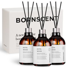 본센트 디퓨저, 호텔 우드, 650ml, 3개