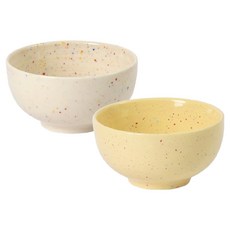 베로나 루체 대접 2종 세트, IVORY, YELLOW, 1세트